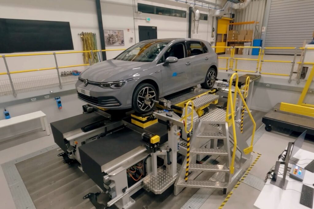 Kinematics and compliance (K&C) test equipment AB Dynamics